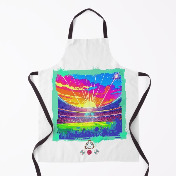 Item preview, A vibrant, atmospheric stadium  designed and sold by Whimsy Trail Co.
