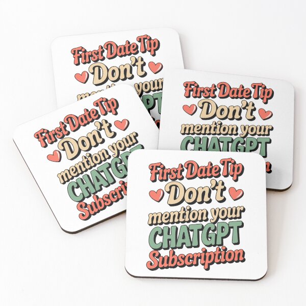 Item preview, First Date Tip Dont Mention Your AI Subscription designed and sold by Bianca Oltean.