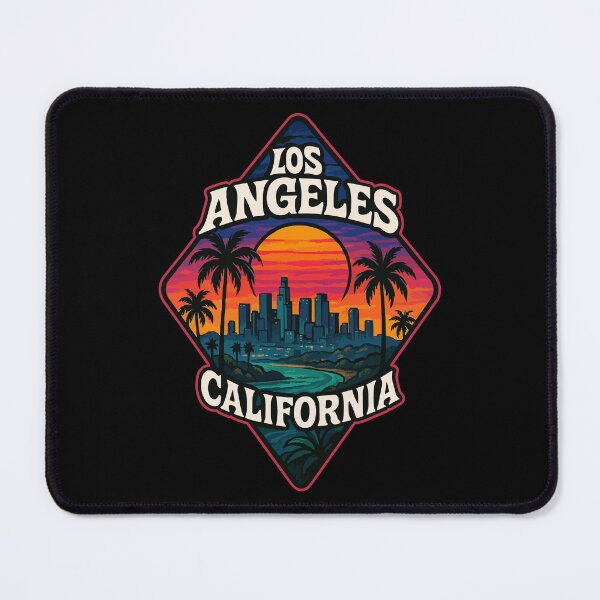 Item preview, Los Angeles California USA Trippy Art Travel designed and sold by TomFrontierArt.