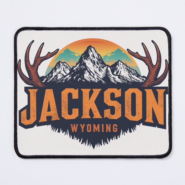 Item preview, Jackson Town in Wyoming designed and sold by PamLeeDesign.