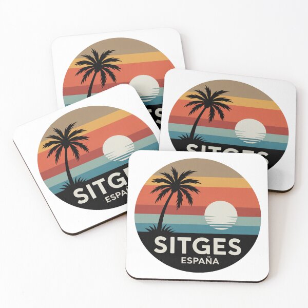 Item preview, Sitges España: Twin Palm Sunset  designed and sold by CircinusStore.