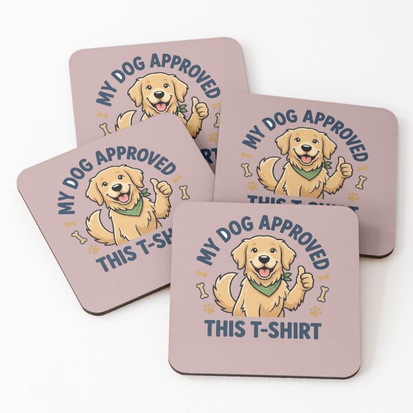 Item preview, Golden Retriever Dog Approved Cute Golden Retriever Funny Dog Lover Gift Thumbs Up Dog Graphic designed and sold by Clean Print Goods.