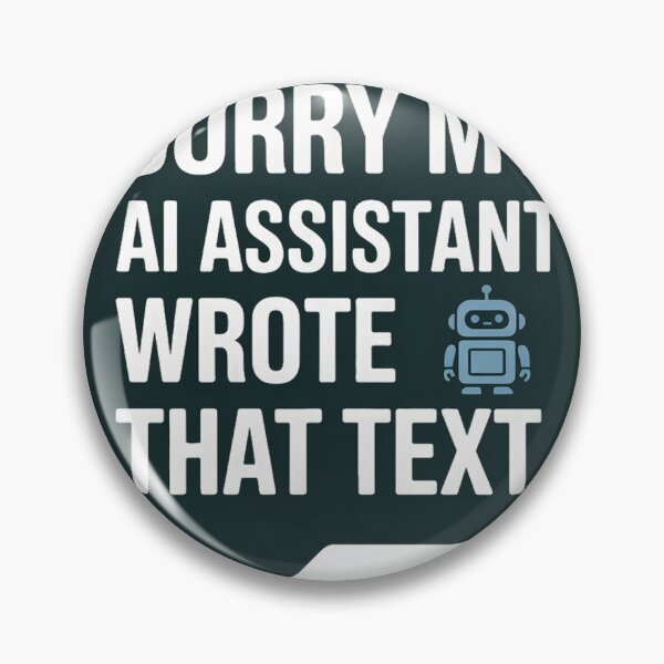 Item preview, Sorry My AI Assistant Wrote That Text Tech Humor designed and sold by Bianca Oltean.