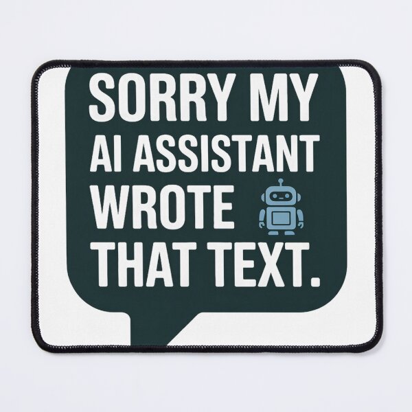 Item preview, Sorry My AI Assistant Wrote That Text Tech Humor designed and sold by Bianca Oltean.