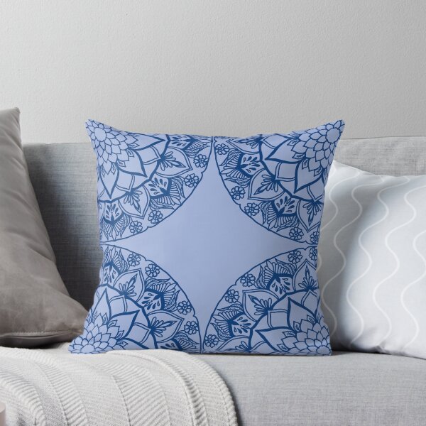 Item preview, Blue Flowers Mandala designed and sold by LifeTU.