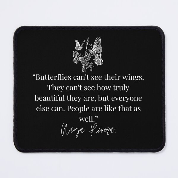 Item preview, Butterflies Can't See Their Wings Beauty Quote — Inspirational Women Sticker designed and sold by leoshe.