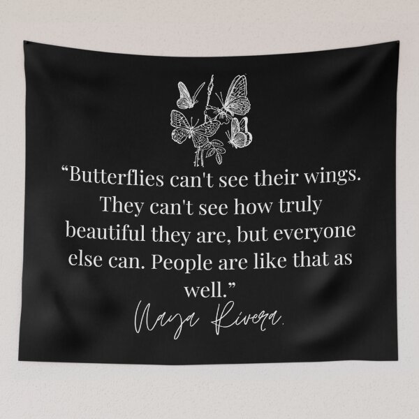 Item preview, Butterflies Can't See Their Wings Beauty Quote — Inspirational Women Sticker designed and sold by leoshe.