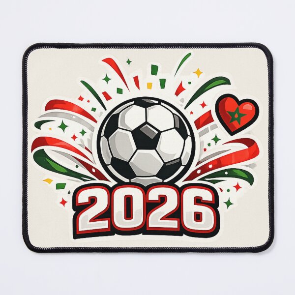 Item preview, Morocco 2026 Soccer Fan Badge designed and sold by Corvoria.
