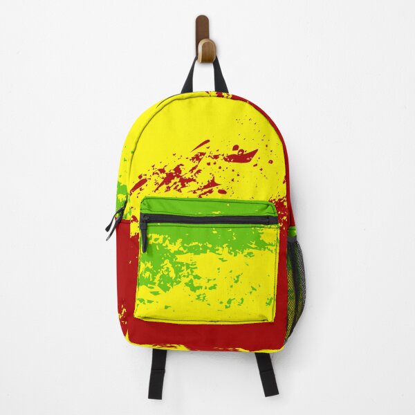Item preview, Rasta Grunge Brushstroke Abstract Red Gold Green Reggae Culture Artistic Graphic T-Shirt designed and sold by DERA RAY.