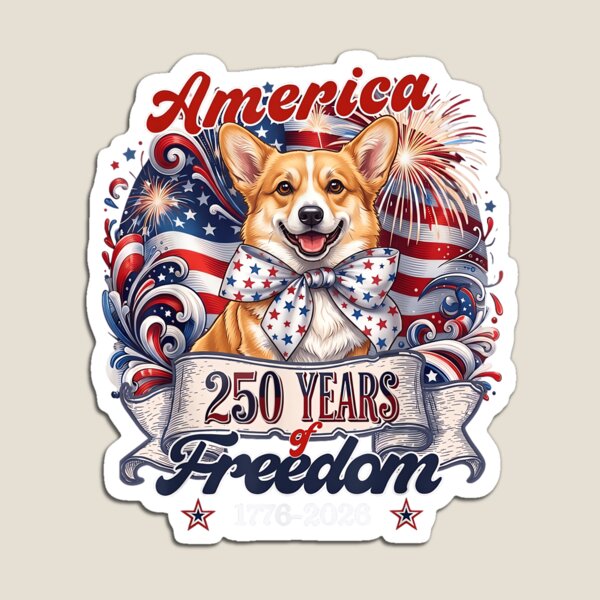 Item preview, Corgi Dog 250th America Patriotic USA 4th of July designed and sold by SylviaYLaughlin.