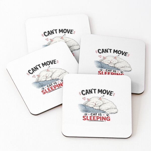 Item preview, Can’t Move, Cat Is Sleeping designed and sold by Pat-A-Cat.