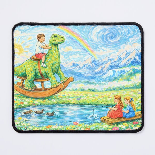 Item preview, Fishing by the Pond and Brachiosaurus Friend designed and sold by M-Y-A-R-T-.