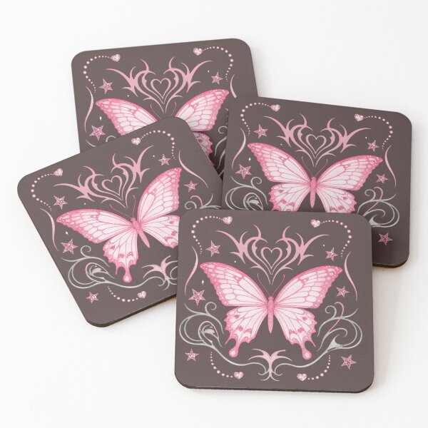 Item preview, Aesthetic Butterfly Cyber Tribal Grunge designed and sold by Clean Print Goods.