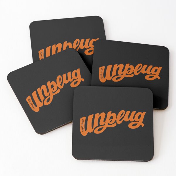 Item preview, Unplug Out Of Office Retro Groovy Liquid Typography designed and sold by REDDcool.