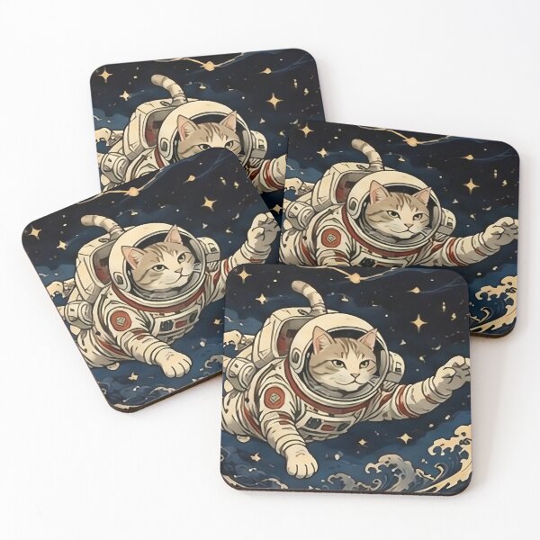 Item preview, Astronaut Cat designed and sold by kocha-014.