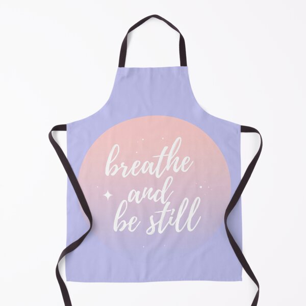 Item preview, Breathe and Be Still – Minimalist Mindfulness Typography designed and sold by CosmicQuietStudio.