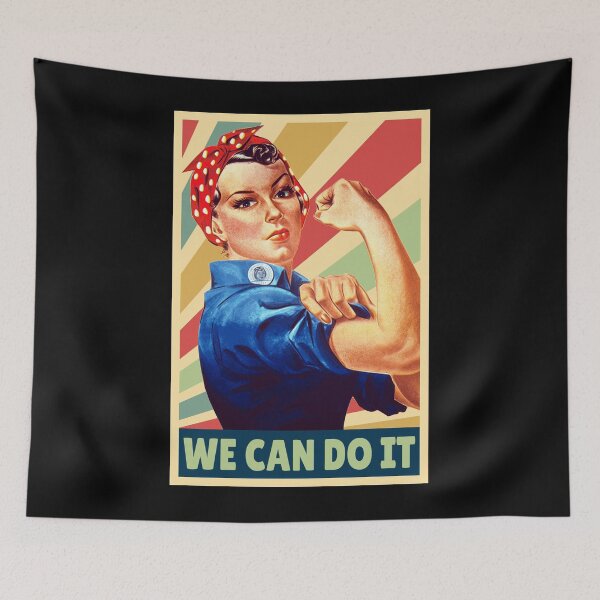 Item preview, Rosie the Riveter We Can Do It Vintage Poster designed and sold by marke770.