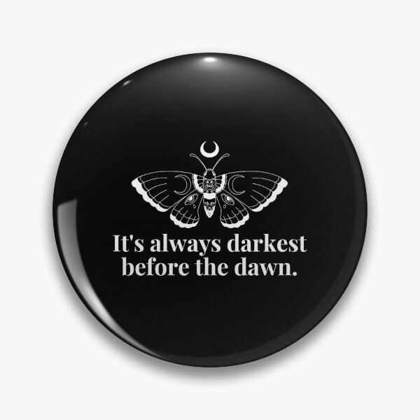 Item preview, It's Always Darkest Before the Dawn — Witchy Moth Moon Sticker designed and sold by leoshe.