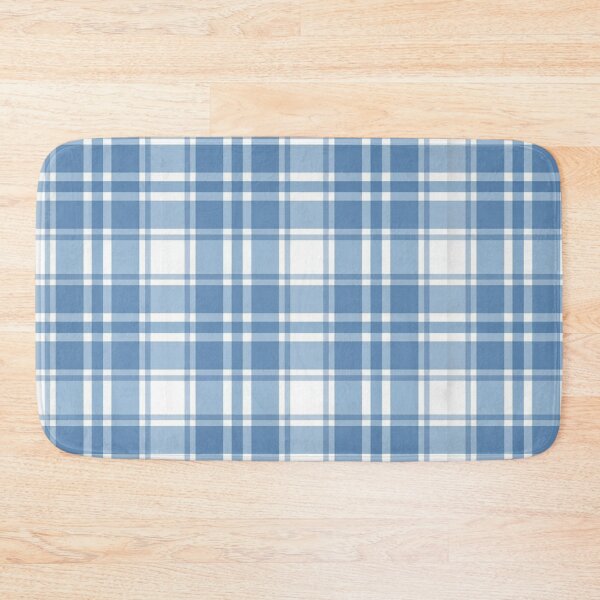 Item preview, Blue and White Gingham Check Seamless Pattern designed and sold by unique0703.