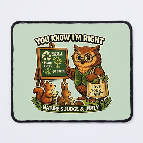 Item preview, Earth Day Owl Teacher Gift designed and sold by Gentlestate.