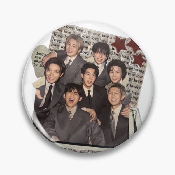 Item preview, BTS OT7 Vintage Magazine Scrapbook Print designed and sold by Mooncreates7.
