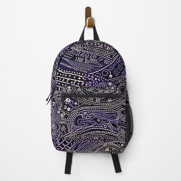 Item preview, Aboriginal Inspired Violet Dot Art – Mandala Circles designed and sold by helgekerler.
