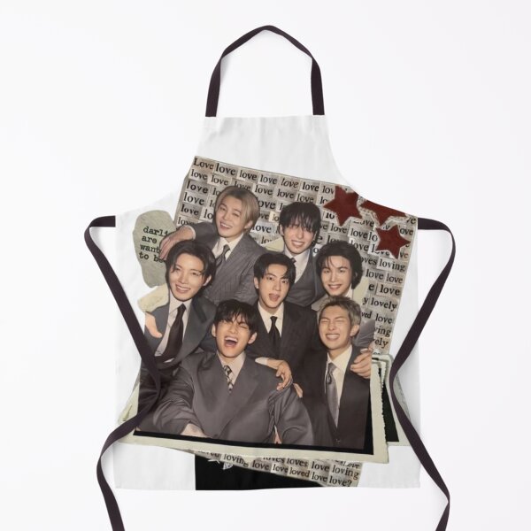 Item preview, BTS OT7 Vintage Magazine Scrapbook Print designed and sold by Mooncreates7.