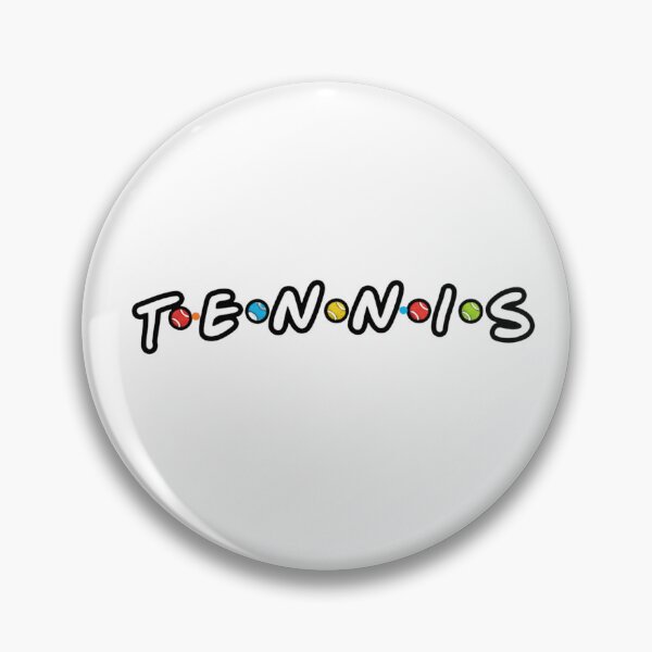 Item preview, Tennis TV Show Parody Colorful Dots Bubble Typography Logo designed and sold by Holy-Verse.