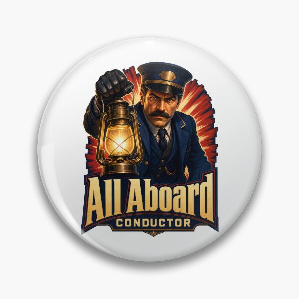 Item preview, Conductor style with All Aboard designed and sold by pirminio.