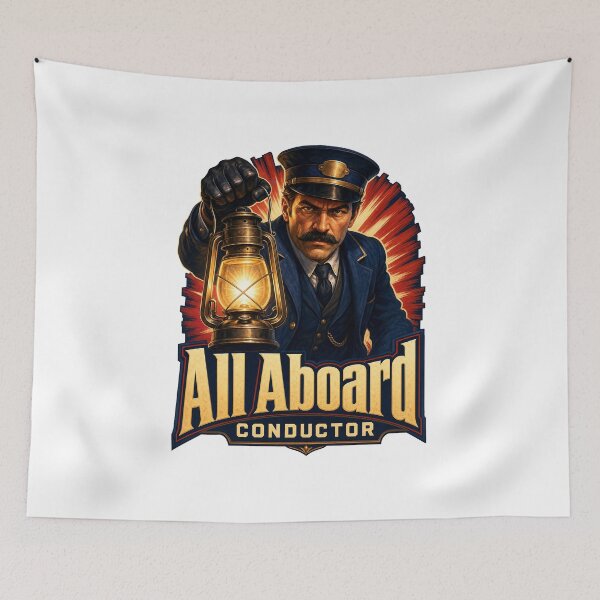 Item preview, Conductor style with All Aboard designed and sold by pirminio.