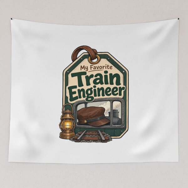 Item preview, Cinematic Night Run Train Engineer designed and sold by pirminio.