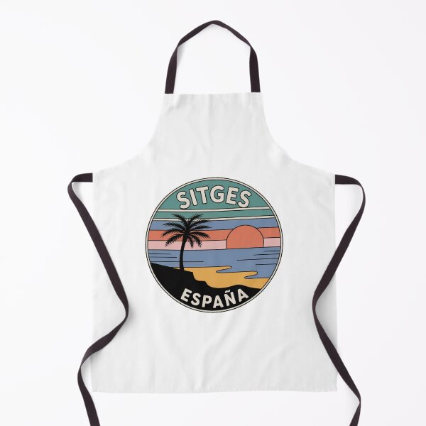 Item preview, Sitges España: Palm Beach Retro Sunset Badge designed and sold by CircinusStore.