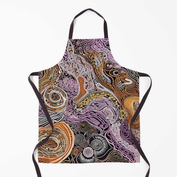Item preview, Aboriginal Inspired Earth Violet Dot Art – Dreamtime designed and sold by helgekerler.