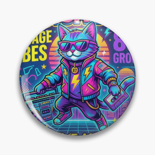 Item preview, 80s Cat Groove Master #8658 designed and sold by pple-frame.
