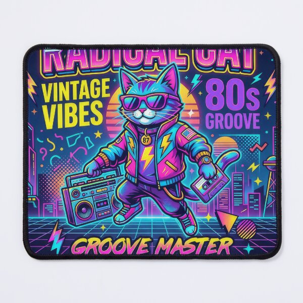 Item preview, 80s Cat Groove Master #8658 designed and sold by pple-frame.
