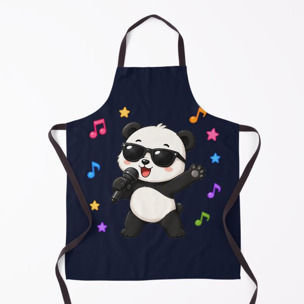 Item preview, Cute Singing Panda Bear with Sunglasses and Music Notes designed and sold by Seculinator.