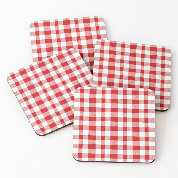 Item preview, Red Gingham Check Seamless Pattern designed and sold by unique0703.