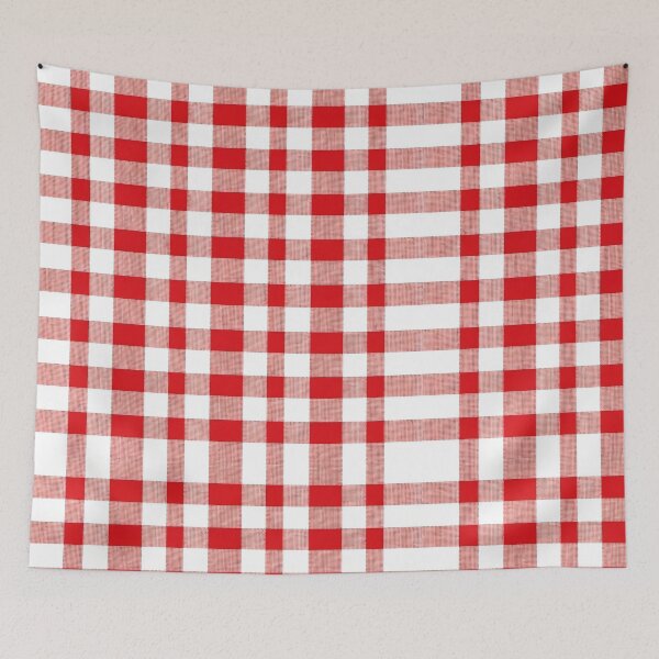 Item preview, Red Gingham Check Seamless Pattern designed and sold by unique0703.