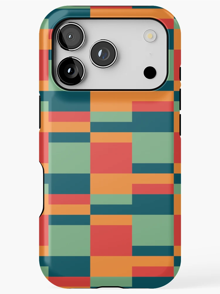 Thumbnail 1 of 4, iPhone Case, Blocks Pattern designed and sold by RorisRealms.