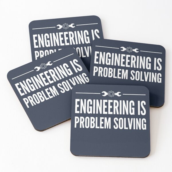 Item preview, Engineering Is Problem Solving Funny Engineer Quote designed and sold by Amr Darwish Graphic designer.