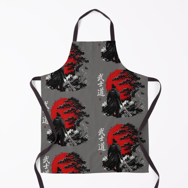 Item preview, Japanese Samurai Bushido Red Sun Ink Art designed and sold by RoyalEarthstore.