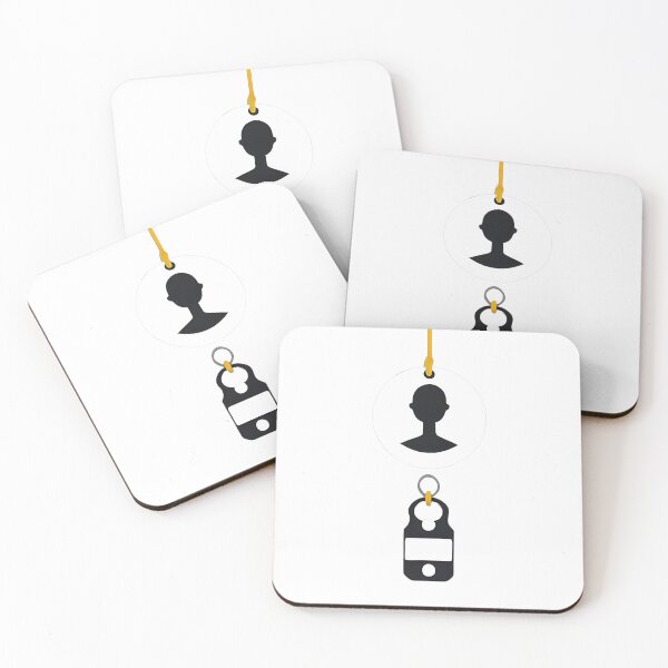 Item preview, Minimalist Person Icon and Badge Hanging Tag designed and sold by VanSum.
