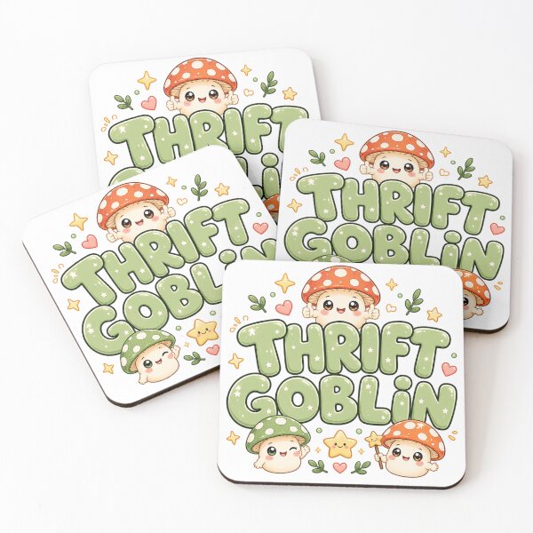 Item preview, Thrift Goblin Kawaii Mushroom | Cottagecore Thrifting Aesthetic designed and sold by Dulxoz.