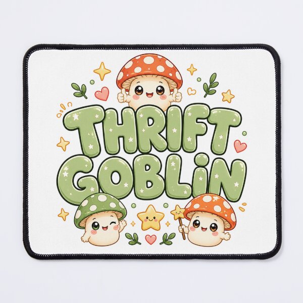 Item preview, Thrift Goblin Kawaii Mushroom | Cottagecore Thrifting Aesthetic designed and sold by Dulxoz.