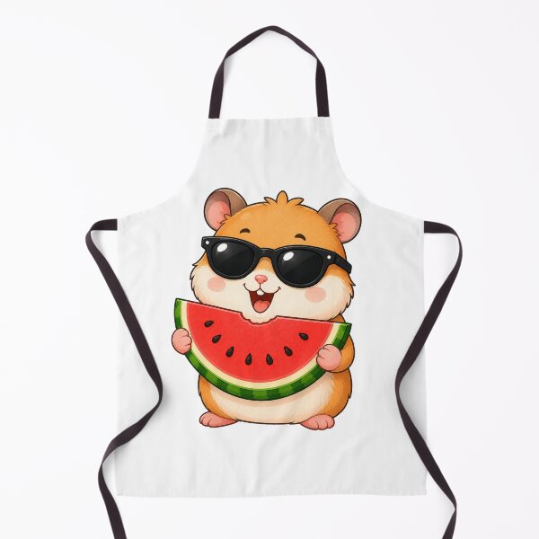 Item preview, Cute Hamster Eating Watermelon with Sunglasses Summer Design designed and sold by Seculinator.