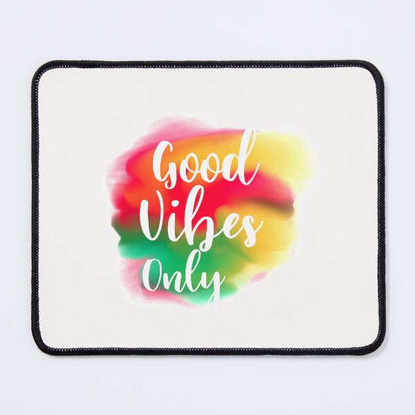 Item preview, Good Vibes Only Watercolor Rasta Red Yellow Green Script Positive Boho Graphic T-Shirt designed and sold by DERA RAY.