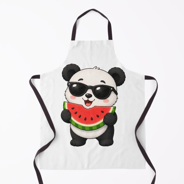 Item preview, Cute Panda Eating Watermelon with Sunglasses Summer Bear designed and sold by Seculinator.