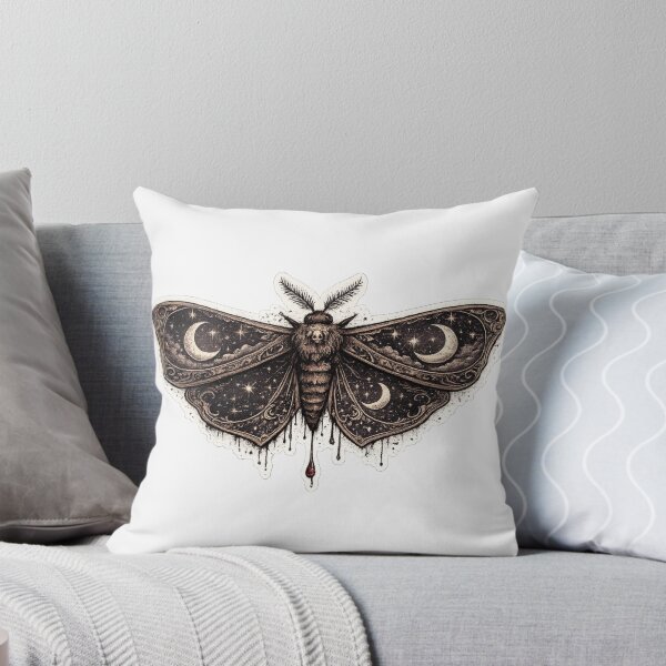 Item preview, Celestial Moth Moon Phases Gothic Mystical Insect Art Design designed and sold by irfanshikh.