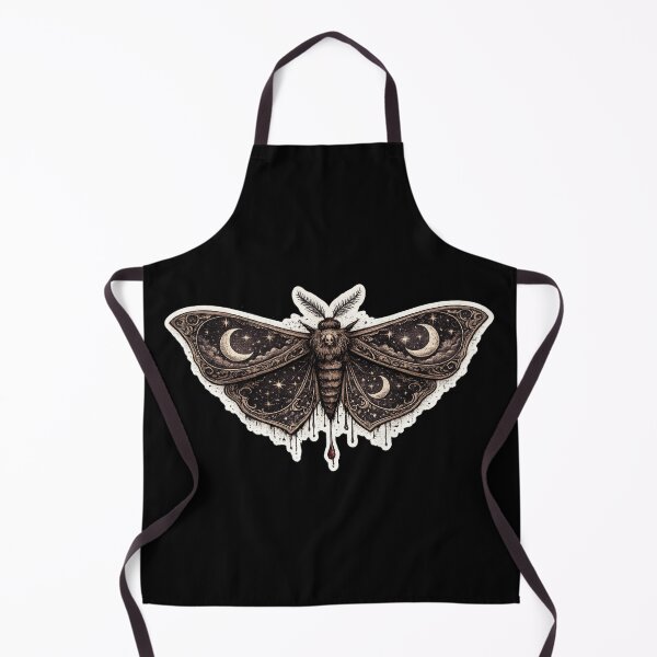Item preview, Celestial Moth Moon Phases Gothic Mystical Insect Art Design designed and sold by irfanshikh.