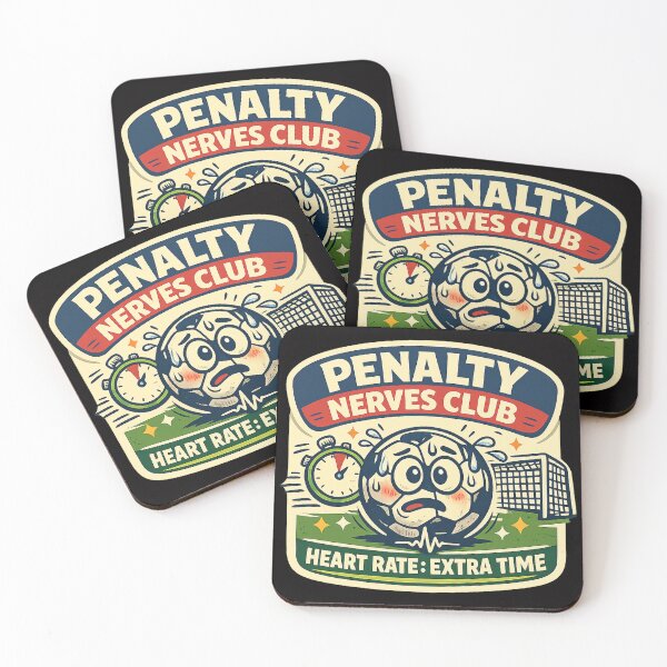 Item preview, Penalty Nerves Club Heart Rate Extra Time designed and sold by Concrete Coffee Studio.